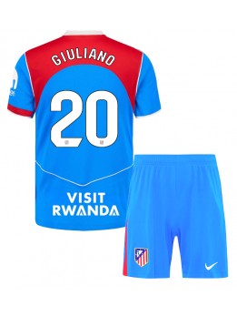 Atletico Madrid Giuliano Simeone #20 Replika Tredje Kläder Barn 2025-26 Kortärmad (+ byxor)